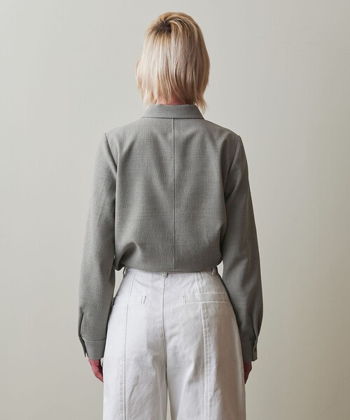完売品　＜Steven Alan＞ CL クレープ オープンカラー シャツ Steven Alan＞ CL クレープ オープンカラー シャツ
