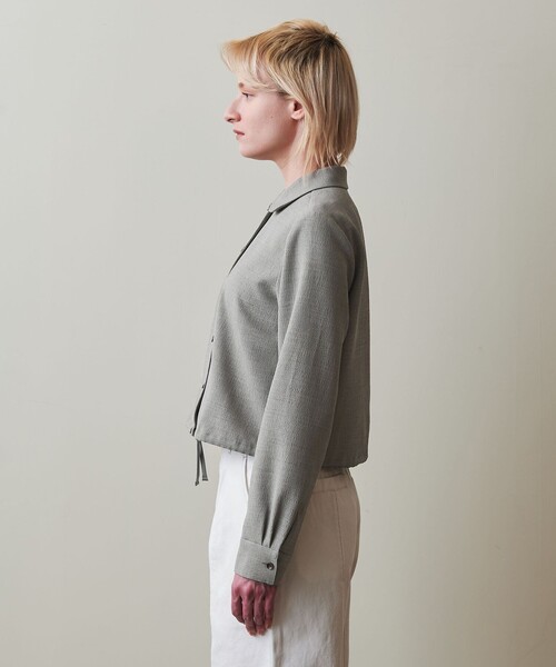 Steven Alan(スティーブンアラン)の「<Steven Alan>ポリエステルクレープ シャツ(シャツ/ブラウス・レディース・グレー/ブラック・S/M)」の10枚目の写真