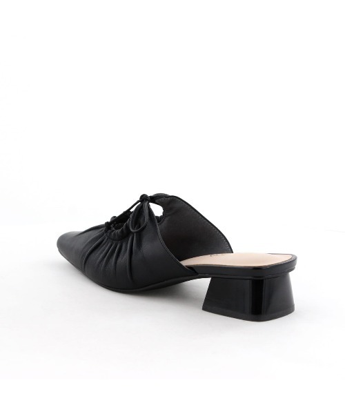 HIMIKO（ヒミコ）の「【HIMIKO】【ZOZOTOWN限定デザイン】リボンギャザーミュール/650501（サンダル・レディース・ブラック/シルバー/アイボリー・X-LARGE/LARGE/MEDIUM/SMALL）」の11枚目の写真