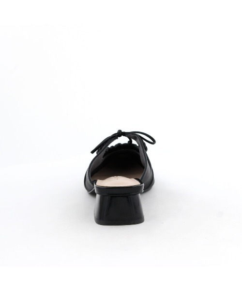 HIMIKO（ヒミコ）の「【HIMIKO】【ZOZOTOWN限定デザイン】リボンギャザーミュール/650501（サンダル・レディース・ブラック/シルバー/アイボリー・X-LARGE/LARGE/MEDIUM/SMALL）」の12枚目の写真