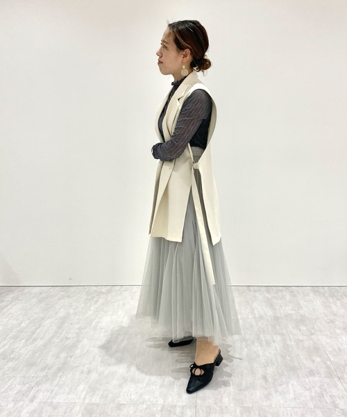 セール】【HIMIKO】【ZOZOTOWN限定デザイン】リボンギャザー