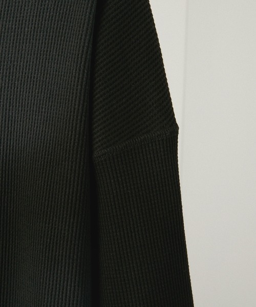 Alfred Alex(アルフレッドアレックス)の「【Alfred Alex】フェードスプレープリント ワッフルビッグロンT(Tシャツ/カットソー・メンズ・チャコール/ワイン/ブルーグレー/ブラウン・M/L)」の17枚目の写真