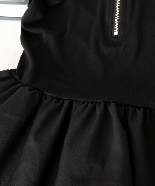 Miniministore(ミニミニストア)の「ハーフジップロングワンピース 黒 韓国風(ワンピース・レディース・ブラック・FREE)」の17枚目の写真