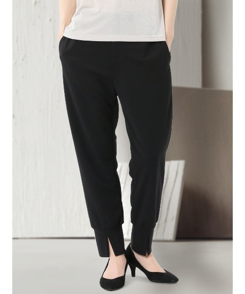 m.f.editorial（エムエフエディトリアル）の「【ストレッチ ウォッシャブル】m.f.エディトリアル レディース ストレッチ ジョガーパンツ（その他パンツ・レディース・ネイビー/ベージュ/ブラック・FREE）」の2枚目の写真