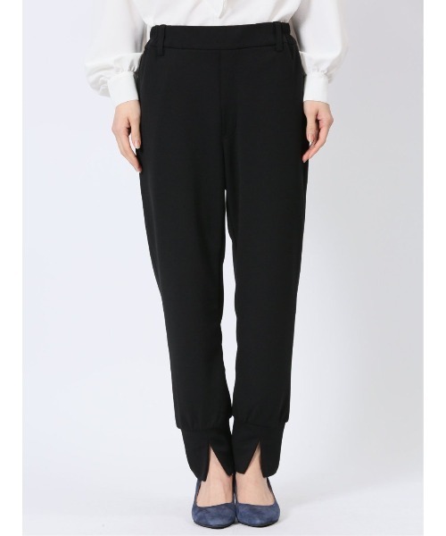 m.f.editorial（エムエフエディトリアル）の「【ストレッチ ウォッシャブル】m.f.エディトリアル レディース ストレッチ ジョガーパンツ（その他パンツ・レディース・ネイビー/ベージュ/ブラック・FREE）」の5枚目の写真