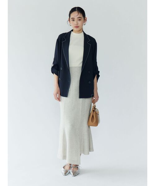 LAGUNAMOON（ラグナムーン）の「ギャザーバレエミュール（サンダル・レディース・シルバー/アイボリー・SMALL/MEDIUM）」の7枚目の写真