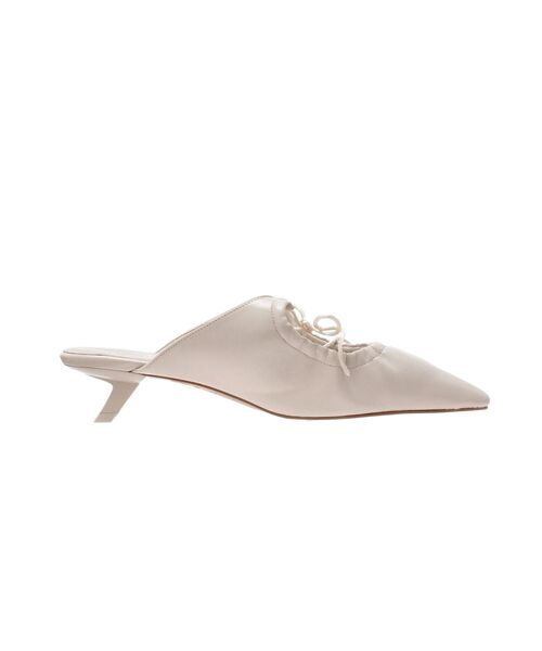 LAGUNAMOON（ラグナムーン）の「ギャザーバレエミュール（サンダル・レディース・シルバー/アイボリー・SMALL/MEDIUM）」の19枚目の写真