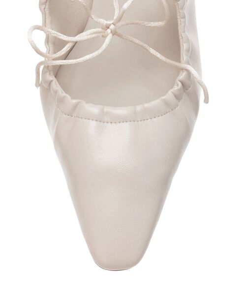 LAGUNAMOON（ラグナムーン）の「ギャザーバレエミュール（サンダル・レディース・シルバー/アイボリー・SMALL/MEDIUM）」の21枚目の写真
