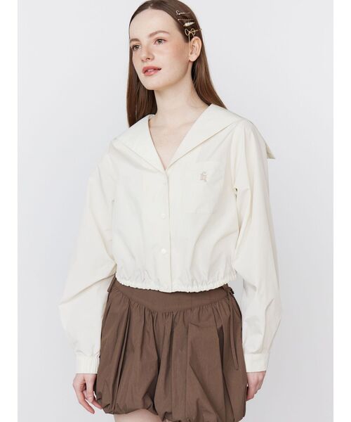 ジャケット・アウター muguet frill sailor collar blouson おすすめ】 sailor frill ミュゲ muguet collar メルカリ