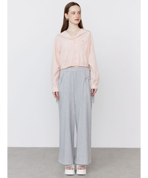 ジャケット・アウター muguet frill sailor collar blouson セール】SAILOR COLLAR BLOUSON/セーラーカラーブルゾン