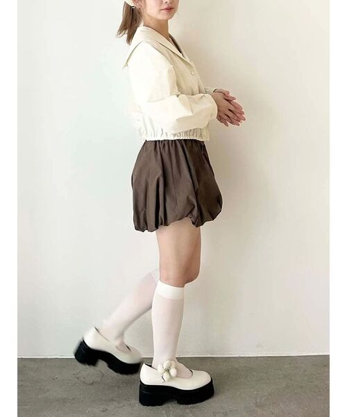 CALNAMUR（カルナムール）の「SAILOR COLLAR BLOUSON/セーラーカラーブルゾン（ブルゾン・レディース・ネイビー/ピンク/ホワイト・FREE）」の22枚目の写真