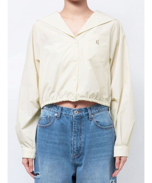 CALNAMUR（カルナムール）の「SAILOR COLLAR BLOUSON/セーラーカラーブルゾン（ブルゾン・レディース・ネイビー/ピンク/ホワイト・FREE）」の12枚目の写真