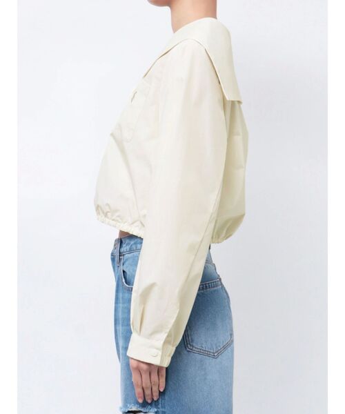 CALNAMUR（カルナムール）の「SAILOR COLLAR BLOUSON/セーラーカラーブルゾン（ブルゾン・レディース・ネイビー/ピンク/ホワイト・FREE）」の11枚目の写真