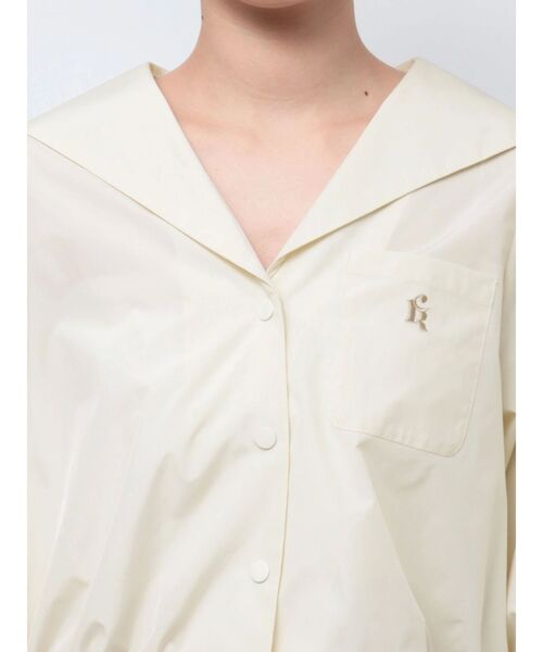 CALNAMUR（カルナムール）の「SAILOR COLLAR BLOUSON/セーラーカラーブルゾン（ブルゾン・レディース・ネイビー/ピンク/ホワイト・FREE）」の9枚目の写真