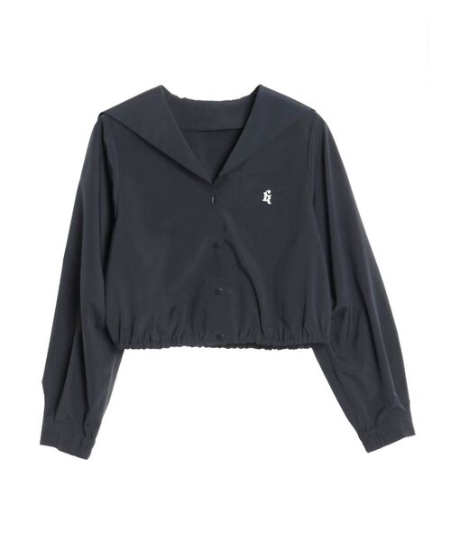 本日限定価格muguet frill sailor collar blouson Amazon.com: KUFEIUP Women's Ruffled Sailor Collar Buttons