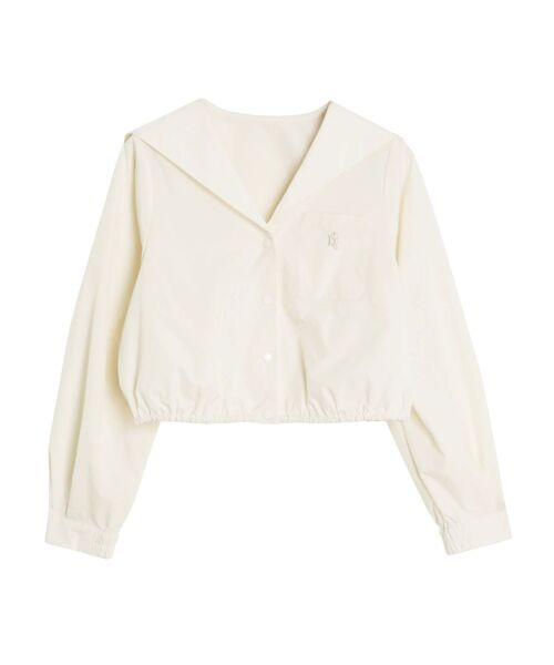 CALNAMUR（カルナムール）の「SAILOR COLLAR BLOUSON/セーラーカラーブルゾン（ブルゾン・レディース・ネイビー/ピンク/ホワイト・FREE）」の2枚目の写真