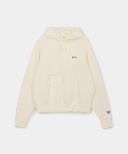 ORCIVAL（オーシバル）の「ORCIVAL | コットン裏毛 フードプルオーバー WOMEN（パーカー・レディース・グレー/アイボリー・2）」の3枚目の写真