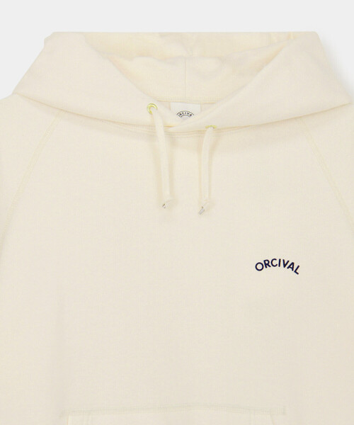 ORCIVAL（オーシバル）の「ORCIVAL | コットン裏毛 フードプルオーバー WOMEN（パーカー・レディース・グレー/アイボリー・2）」の5枚目の写真