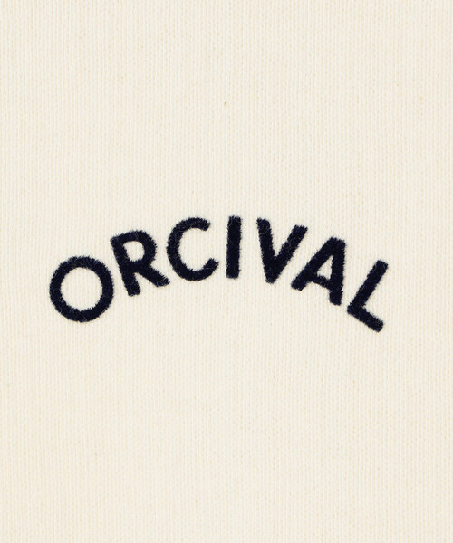 ORCIVAL（オーシバル）の「ORCIVAL | コットン裏毛 フードプルオーバー WOMEN（パーカー・レディース・グレー/アイボリー・2）」の9枚目の写真