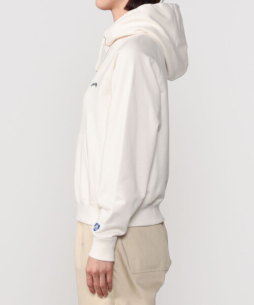 ORCIVAL（オーシバル）の「ORCIVAL | コットン裏毛 フードプルオーバー WOMEN（パーカー・レディース・グレー/アイボリー・2）」の11枚目の写真