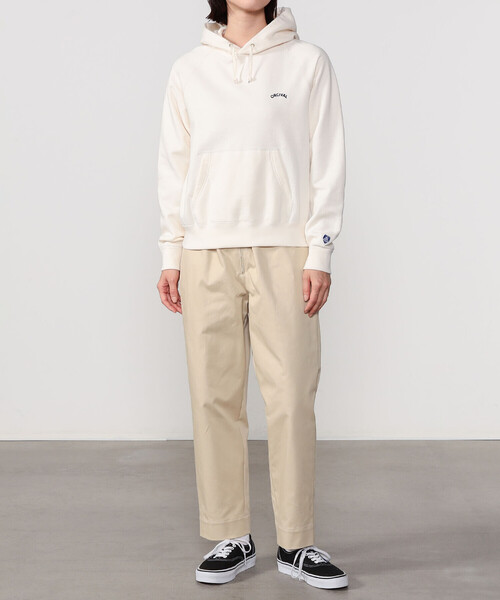 ORCIVAL（オーシバル）の「ORCIVAL | コットン裏毛 フードプルオーバー WOMEN（パーカー・レディース・グレー/アイボリー・2）」の14枚目の写真