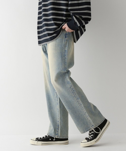 RAGEBLUE(レイジブルー)の「ヴィンテージライク/ライトオンスデニムバギーパンツ(デニムパンツ・メンズ・ホワイト/ブルー/グレー/ライトブルー/ブラック/ネイビー・LARGE/MEDIUM/SMALL)」の21枚目の写真