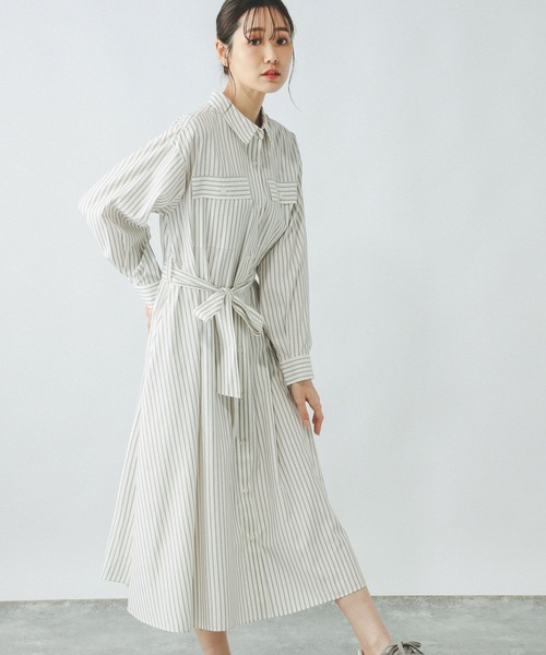 セール】イージーケアシャツワンピース/283768（ワンピース