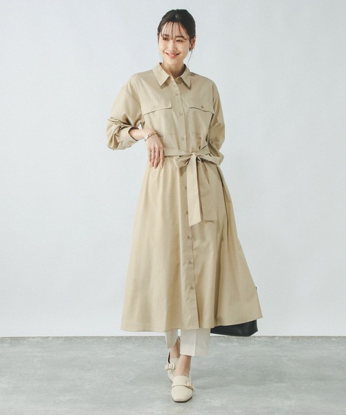 セール】イージーケアシャツワンピース/283768（ワンピース