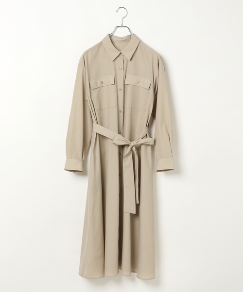 セール】イージーケアシャツワンピース/283768（ワンピース