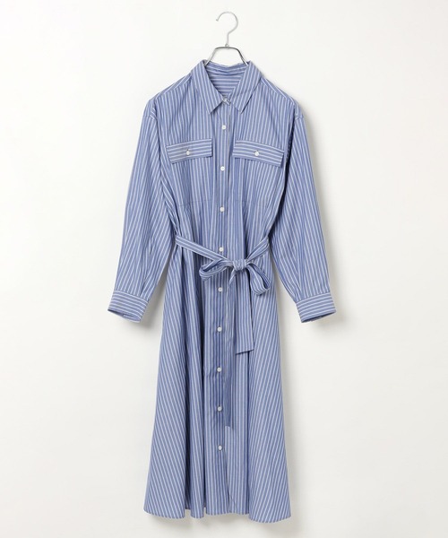 セール】イージーケアシャツワンピース/283768（ワンピース）｜GLOBAL