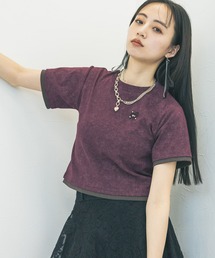 ポイントシシュウタイトTシャツ(HARE)