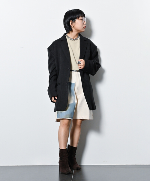 TANAKA（タナカ）の「TANAKA KHAKI SHORTS ST-161 RO：ショートパンツ（その他パンツ・レディース・アイボリー・25/27）」の4枚目の写真