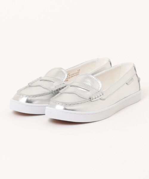 COLE HAAN（コールハーン）の「ナンタケット ペニー womens（ローファー・レディース・シルバー・5/5.5/6/6.5/7/7.5/8/8.5）」の4枚目の写真