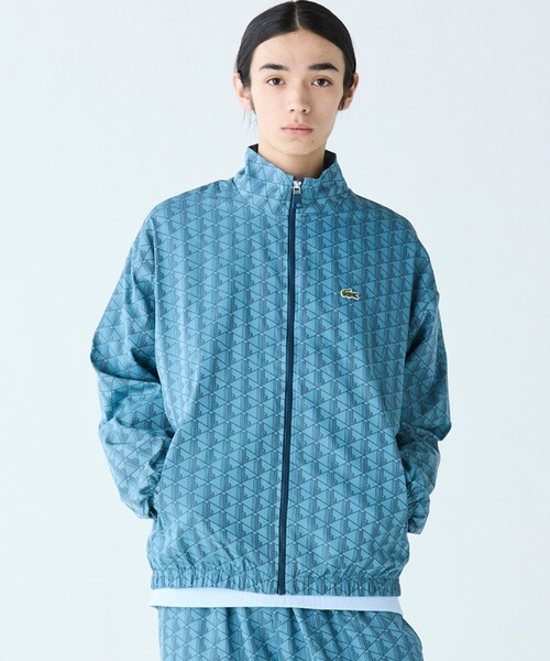 LACOSTE(ラコステ)の「モノグラムジャカード撥水ナイロンジャケット(ナイロンジャケット・メンズ・グレイッシュブルー・46/48/50/52)」の13枚目の写真