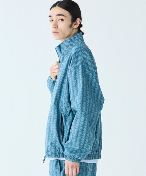 LACOSTE(ラコステ)の「モノグラムジャカード撥水ナイロンジャケット(ナイロンジャケット・メンズ・グレイッシュブルー・46/48/50/52)」の14枚目の写真