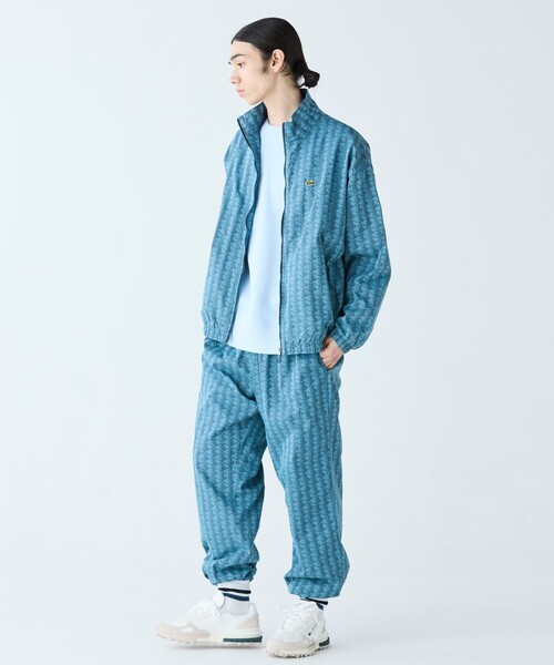 LACOSTE(ラコステ)の「モノグラムジャカード撥水ナイロンジャケット(ナイロンジャケット・メンズ・グレイッシュブルー・46/48/50/52)」の15枚目の写真