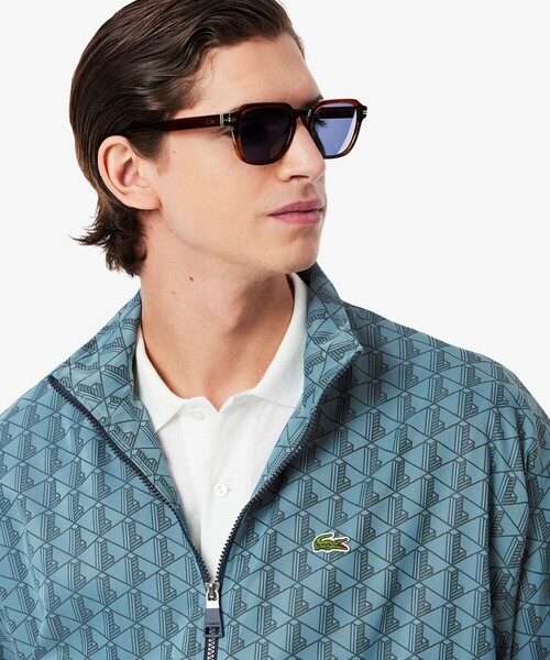 LACOSTE(ラコステ)の「モノグラムジャカード撥水ナイロンジャケット(ナイロンジャケット・メンズ・グレイッシュブルー・46/48/50/52)」の20枚目の写真