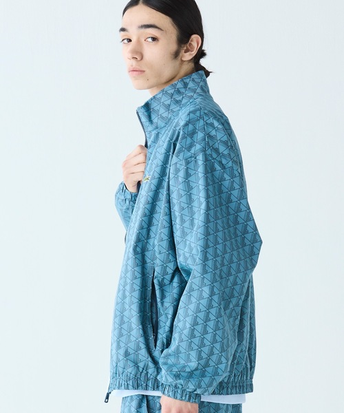 LACOSTE(ラコステ)の「モノグラムジャカード撥水ナイロンジャケット(ナイロンジャケット・メンズ・グレイッシュブルー・46/48/50/52)」の4枚目の写真