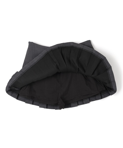M DOLLY(エムドリー)の「asymmetry pleats mini skirt/アシンメトリープリーツミニスカート(スカート・レディース・グレー/ベージュ/ブラック・XS/M/S)」の6枚目の写真