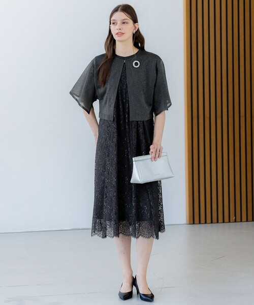 タグ付き【APPLAUDIR】ブライトフラワーレース ドレス　小さいサイズ32 タグ付き【APPLAUDIR】ブライトフラワーレース ドレス 小さいサイズ32