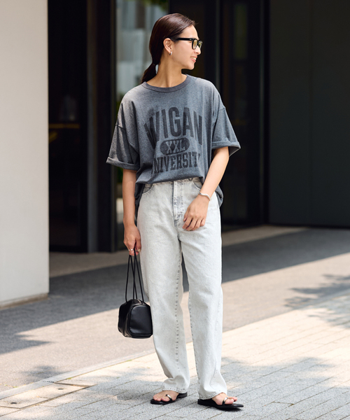 FRAMeWORK✨新品5Pストレートレッグデニム(ベージュ) セール】5Pストレートレッグデニムパンツ（デニムパンツ