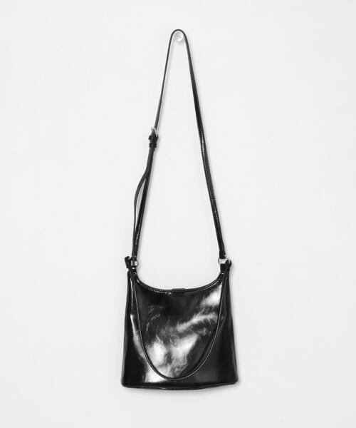 KBF（ケイビーエフ）の「ダブルスリムショルダーBAG（ショルダーバッグ・レディース・アイボリー/ブラック/ブラウン/ダークブラウン・ONE）」の15枚目の写真