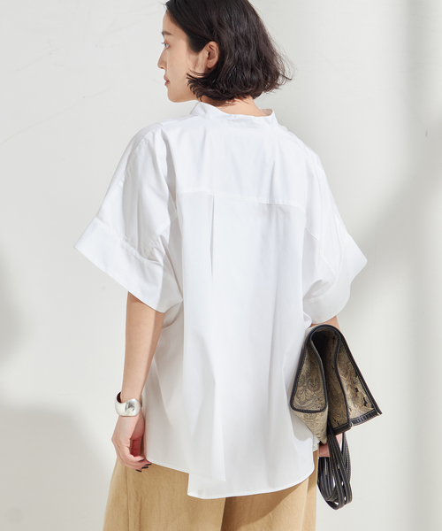 25ss JOURNAL STANDARD L'ESSAGE ニュアンスシャツ CO/PEニュアンスシャツ（シャツ/ブラウス）｜journal standard L
