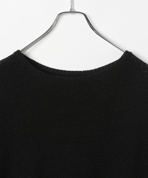 LEPSIM(レプシィム)の「5ゲージカノコライクプルオーバーSS 243190(ニット/セーター・レディース・ホワイト×ブラック/ブルー/ブラック/キナリ/レッド系その他・FREE)」の11枚目の写真