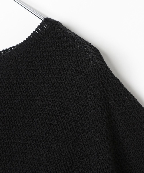LEPSIM(レプシィム)の「5ゲージカノコライクプルオーバーSS 243190(ニット/セーター・レディース・ホワイト×ブラック/ブルー/ブラック/キナリ/レッド系その他・FREE)」の12枚目の写真