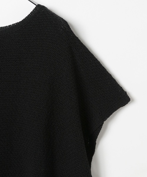 LEPSIM(レプシィム)の「5ゲージカノコライクプルオーバーSS 243190(ニット/セーター・レディース・ホワイト×ブラック/ブルー/ブラック/キナリ/レッド系その他・FREE)」の13枚目の写真