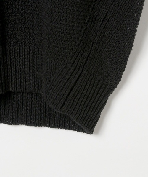 LEPSIM(レプシィム)の「5ゲージカノコライクプルオーバーSS 243190(ニット/セーター・レディース・ホワイト×ブラック/ブルー/ブラック/キナリ/レッド系その他・FREE)」の14枚目の写真