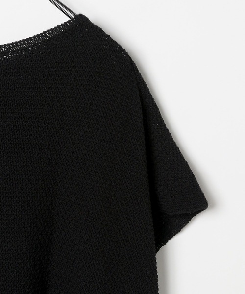 LEPSIM(レプシィム)の「5ゲージカノコライクプルオーバーSS 243190(ニット/セーター・レディース・ホワイト×ブラック/ブルー/ブラック/キナリ/レッド系その他・FREE)」の15枚目の写真