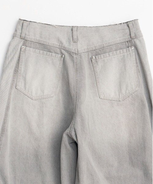 MAISON SPECIAL（メゾンスペシャル）の「Curve Denim Pants/カーブデニムパンツ（デニムパンツ・レディース・ブルー/ブラック/グレー・38/36/34）」の21枚目の写真