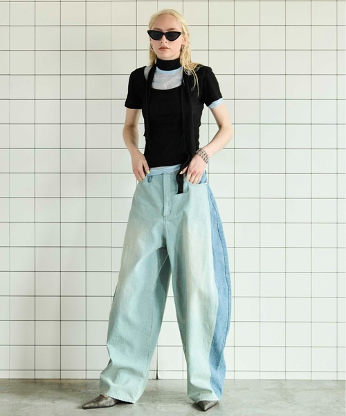 Maison Special Curve Denim Pants グレー Curve Denim Pants/カーブデニムパンツ【MAISON SPECIAL/メゾン